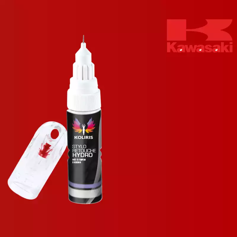 Stylo retouche peinture moto Kawasaki Moto 20ml