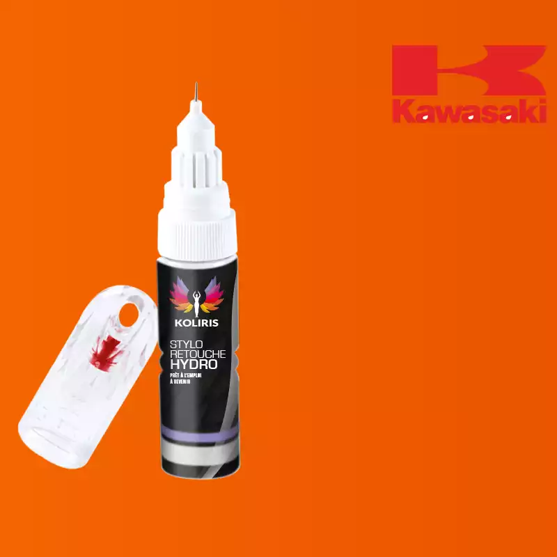 Stylo retouche peinture moto Kawasaki Moto 20ml