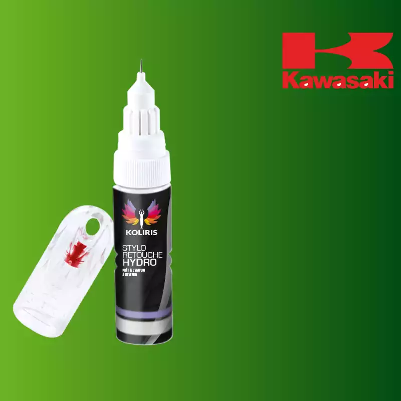 Stylo retouche peinture moto Kawasaki Moto 20ml