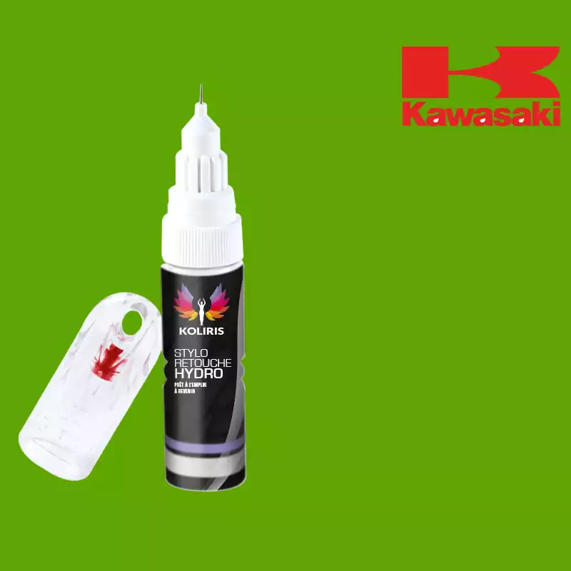 Stylo retouche peinture moto Kawasaki Moto 20ml