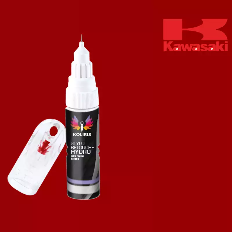 Stylo retouche peinture moto Kawasaki Moto 20ml