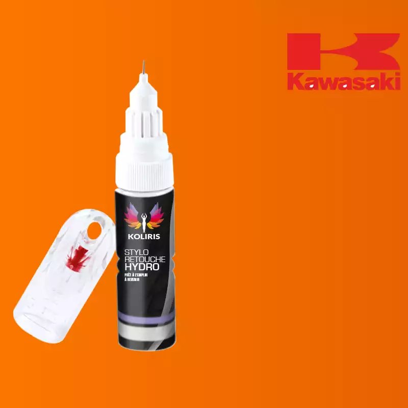 Stylo retouche peinture moto Kawasaki Moto 20ml