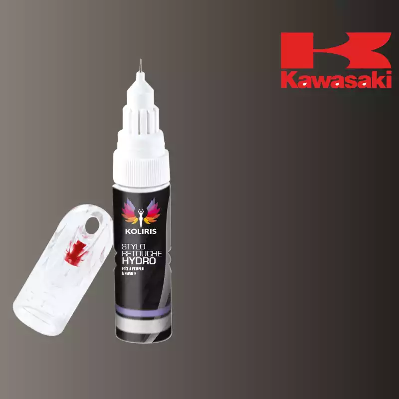 Stylo retouche peinture moto Kawasaki Moto 20ml