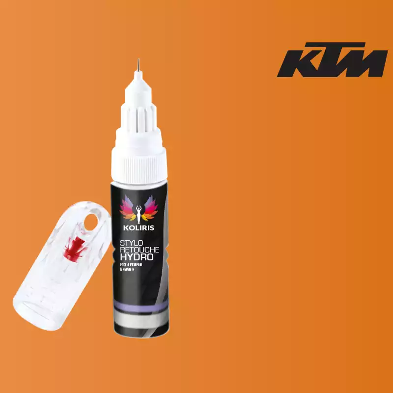 Stylo retouche peinture moto Ktm Moto 20ml