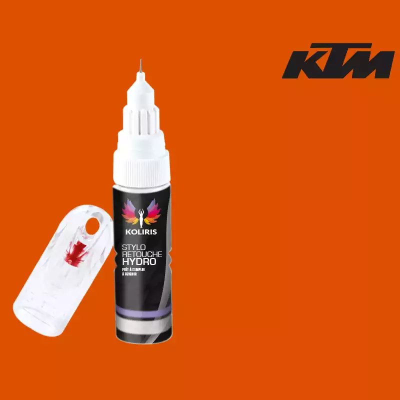 Stylo retouche peinture moto Ktm Moto 20ml