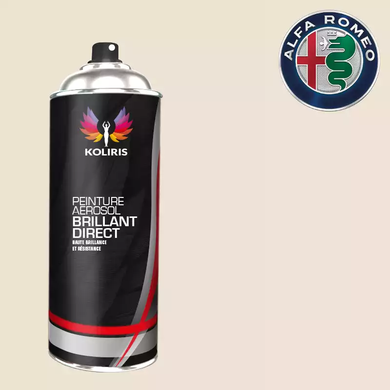 Bombe de peinture voiture 1K brillant Alfa Romeo 400ml