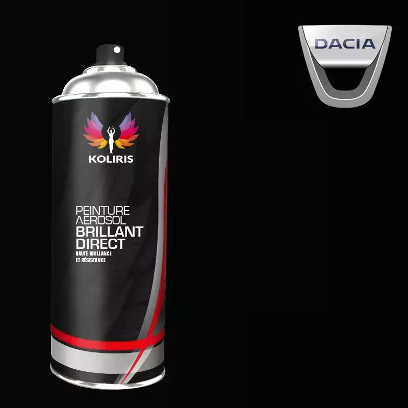 Bombe de peinture voiture 1K brillant Dacia 400ml