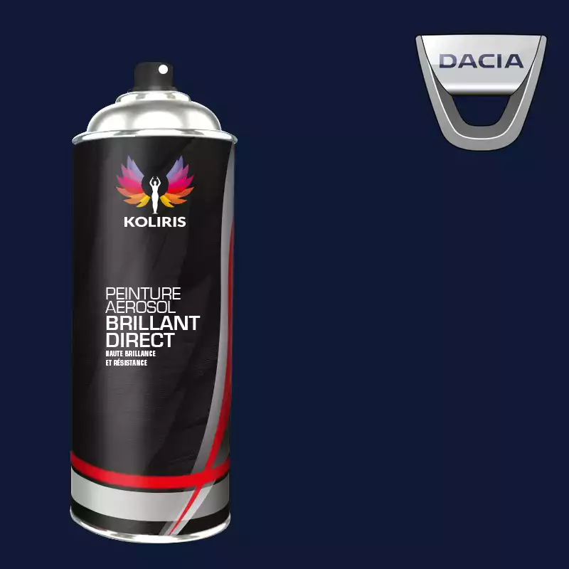 Bombe de peinture voiture 1K brillant Dacia 400ml