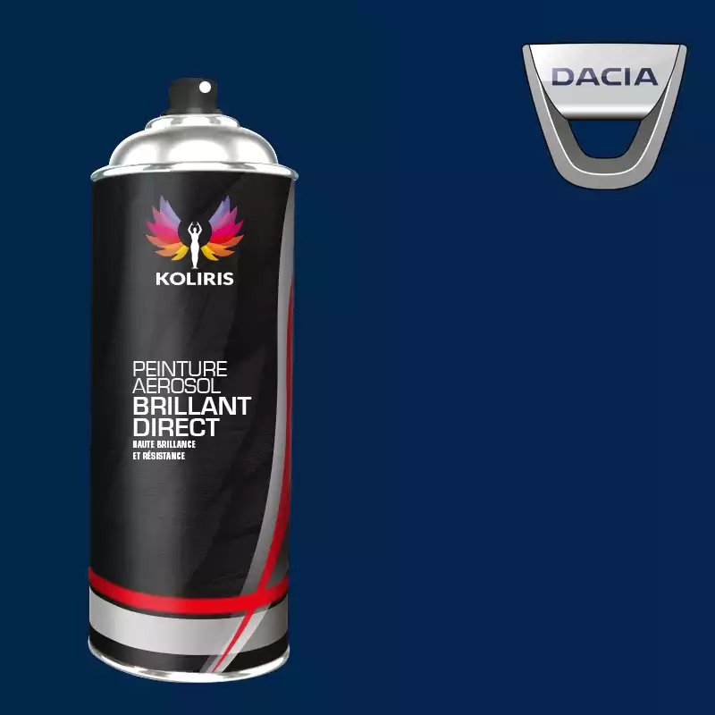 Bombe de peinture voiture 1K brillant Dacia 400ml