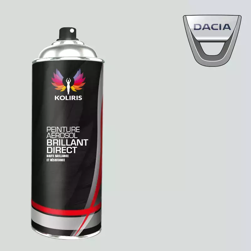 Bombe de peinture voiture 1K brillant Dacia 400ml