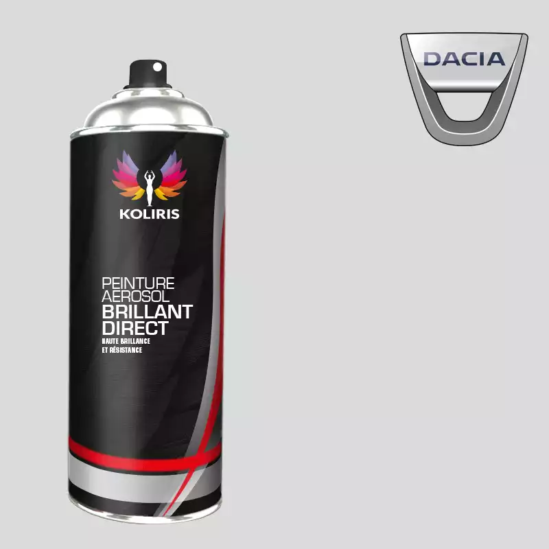 Bombe de peinture voiture 1K brillant Dacia 400ml