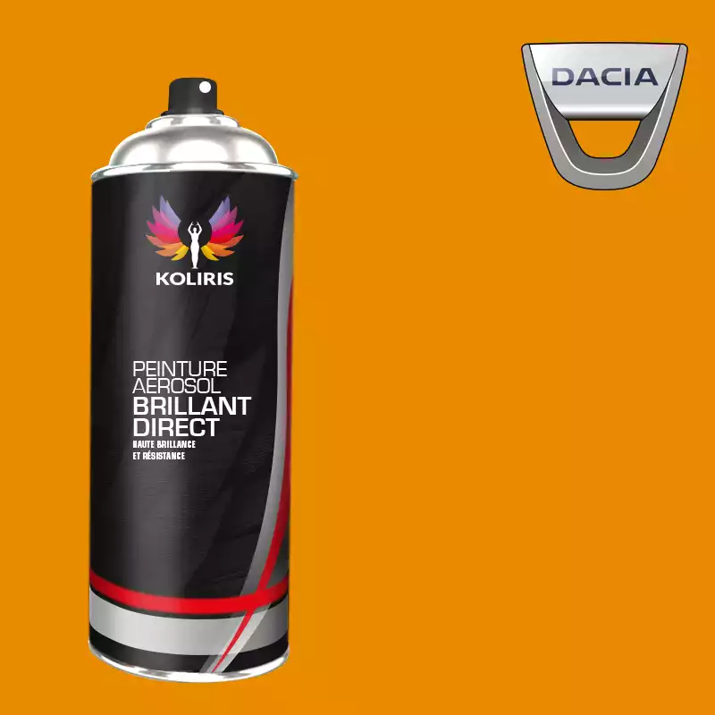 Bombe de peinture voiture 1K brillant Dacia 400ml