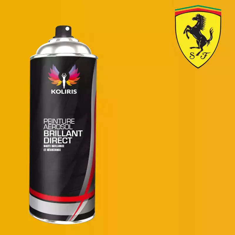 Bombe de peinture voiture 1K brillant Ferrari 400ml