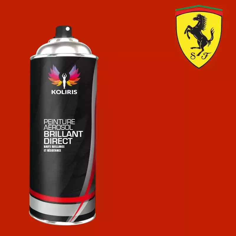 Bombe de peinture voiture 1K brillant Ferrari 400ml