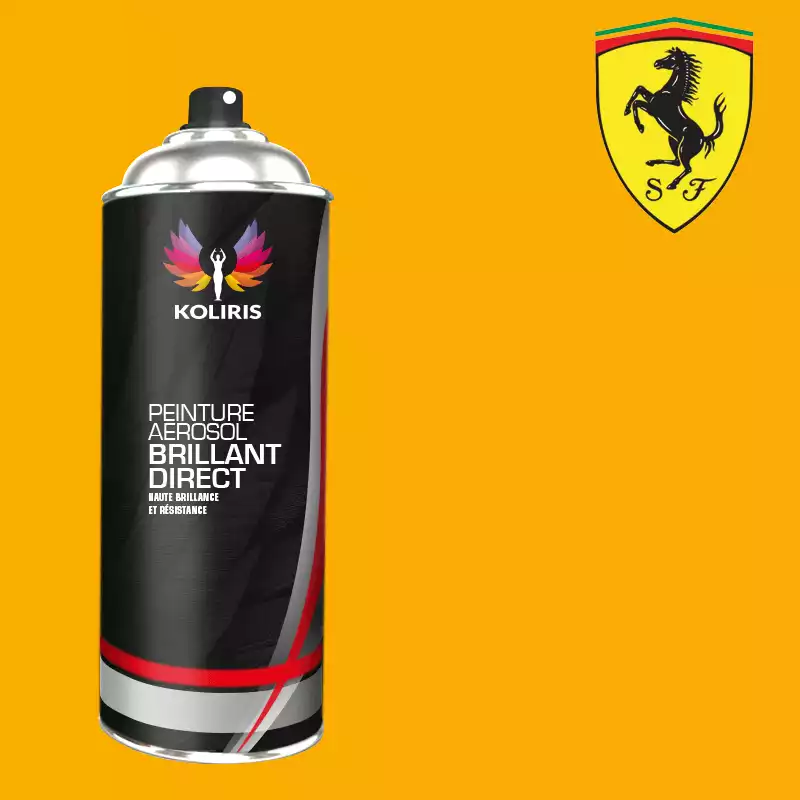 Bombe de peinture voiture 1K brillant Ferrari 400ml