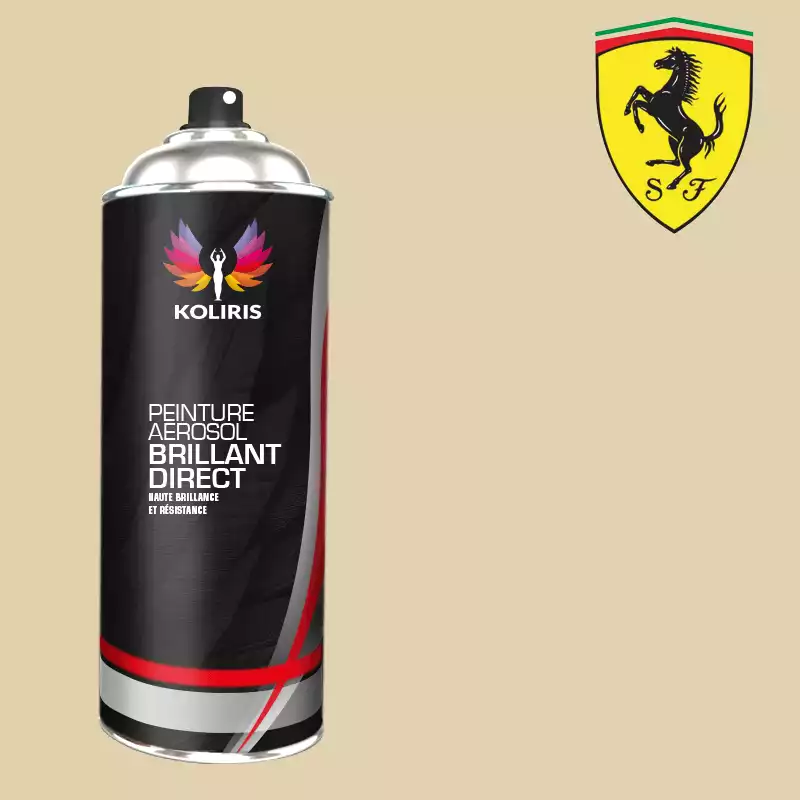 Bombe de peinture voiture 1K brillant Ferrari 400ml