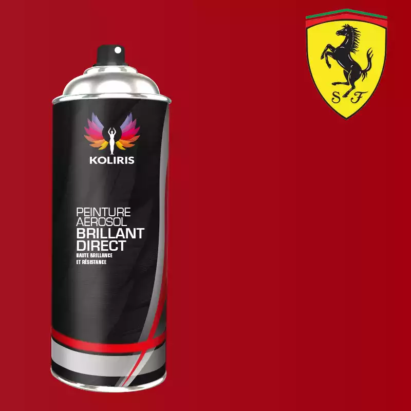 Bombe de peinture voiture 1K brillant Ferrari 400ml