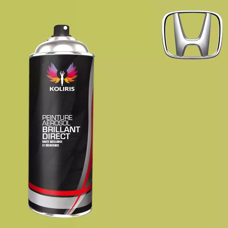 Bombe de peinture voiture 1K brillant Honda 400ml