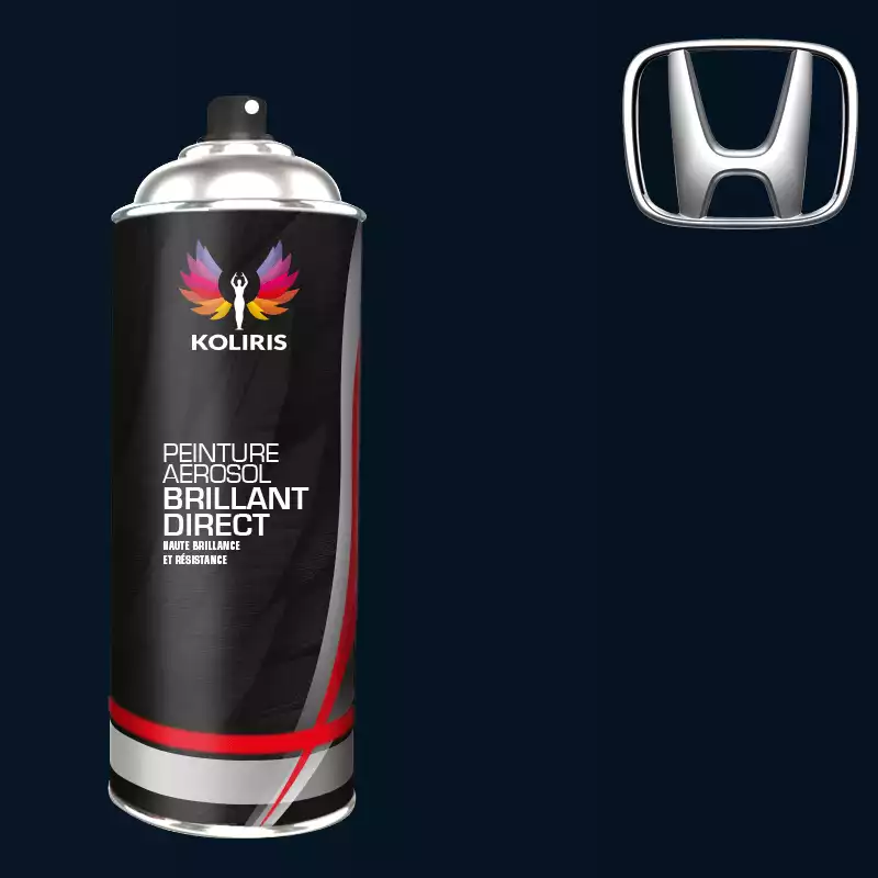 Bombe de peinture voiture 1K brillant Honda 400ml