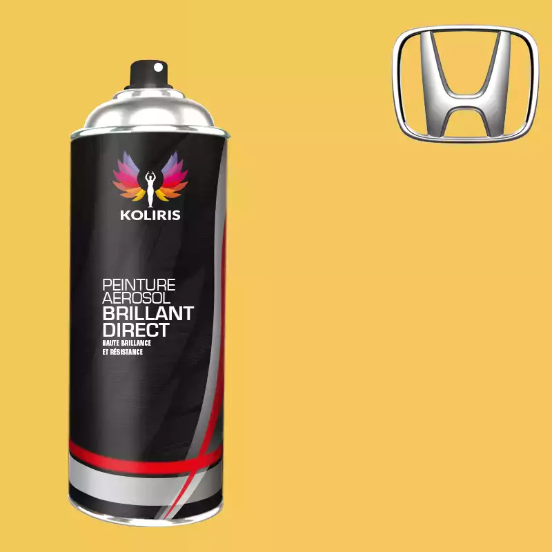 Bombe de peinture voiture 1K brillant Honda 400ml