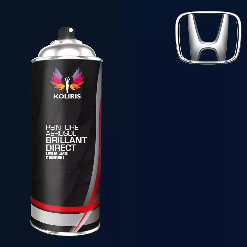 Bombe de peinture voiture 1K brillant Honda 400ml