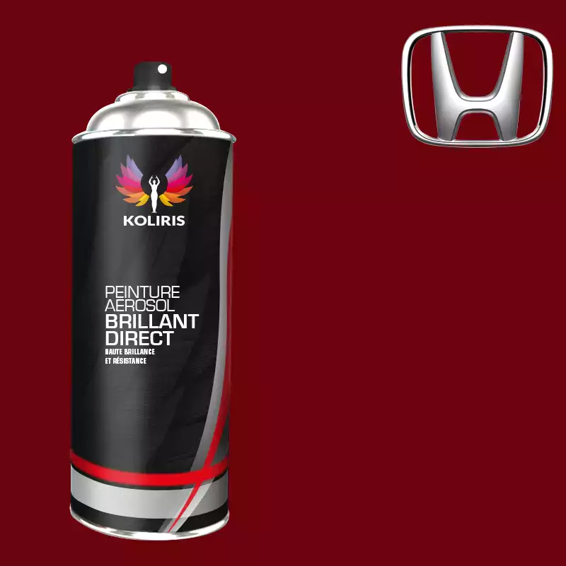 Bombe de peinture voiture 1K brillant Honda 400ml