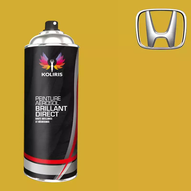 Bombe de peinture voiture 1K brillant Honda 400ml