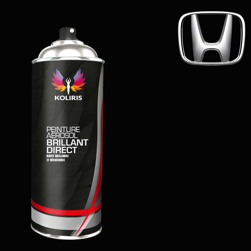 Bombe de peinture voiture 1K brillant Honda 400ml