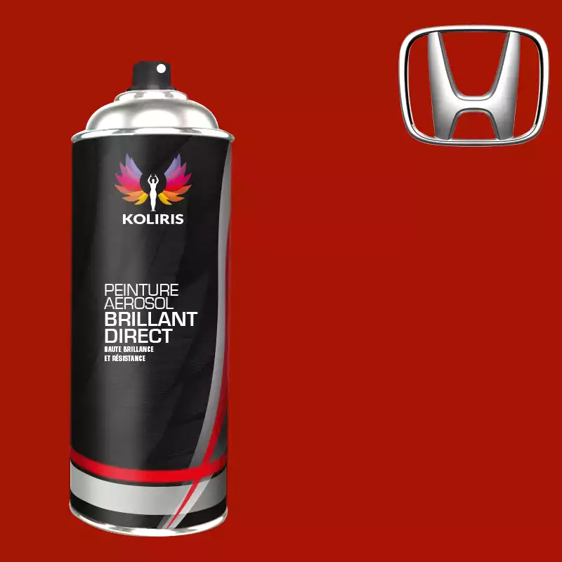 Bombe de peinture voiture 1K brillant Honda 400ml