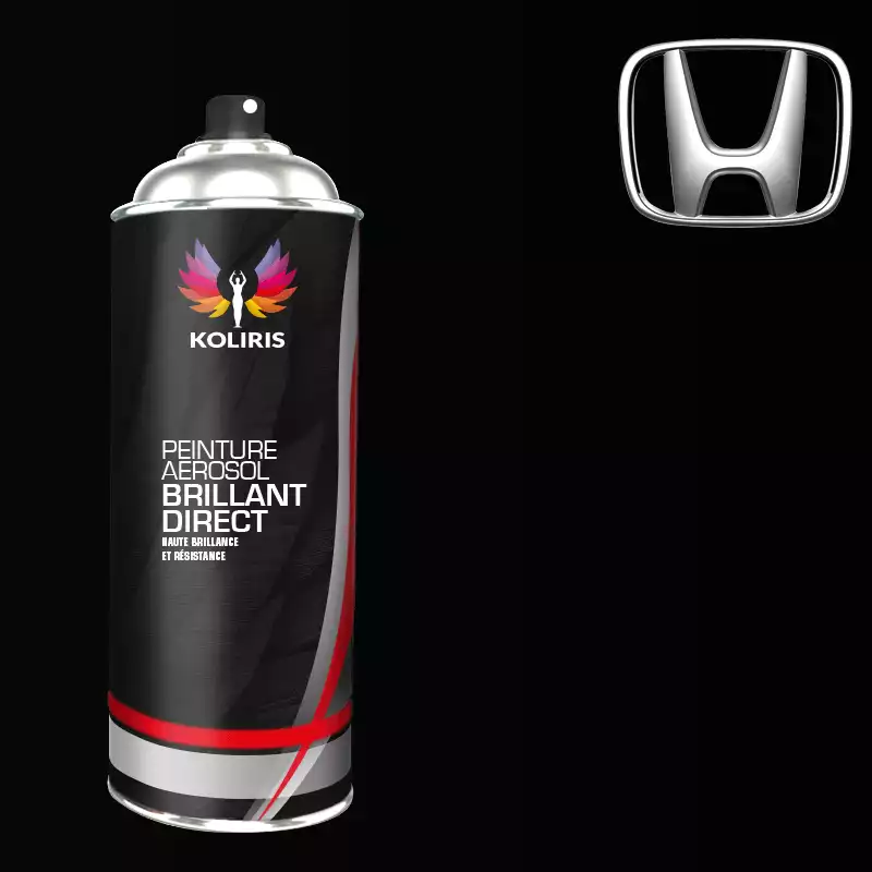 Bombe de peinture voiture 1K brillant Honda 400ml