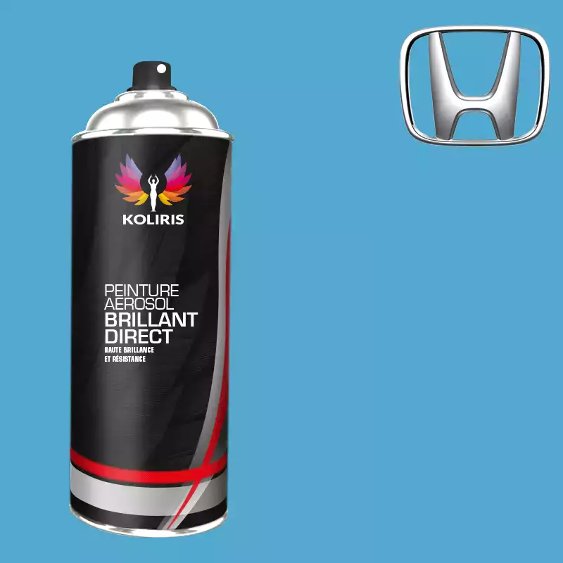 Bombe de peinture voiture 1K brillant Honda 400ml