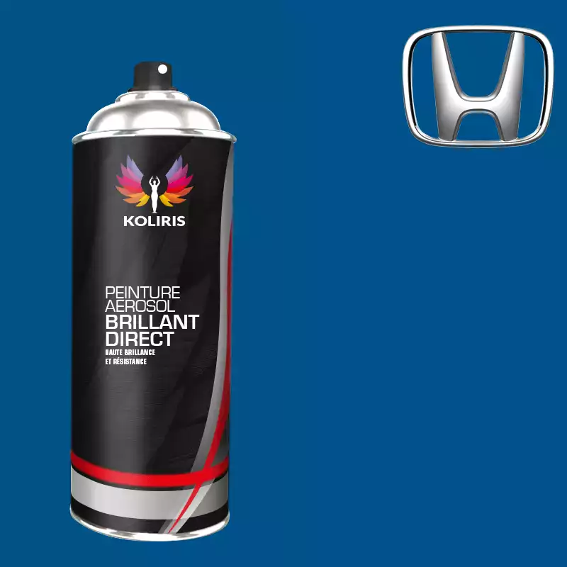 Bombe de peinture voiture 1K brillant Honda 400ml