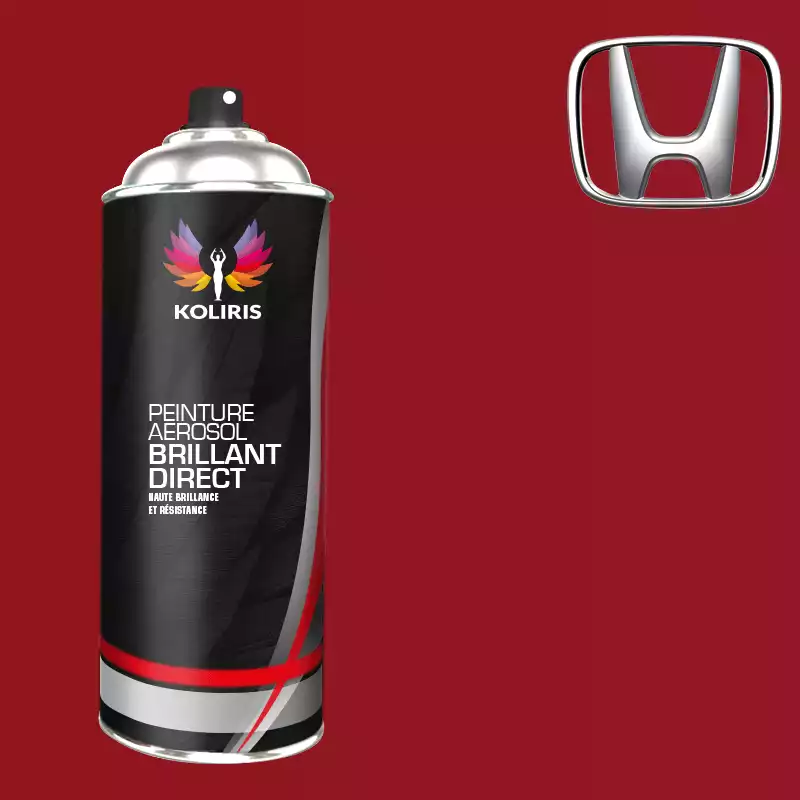 Bombe de peinture voiture 1K brillant Honda 400ml