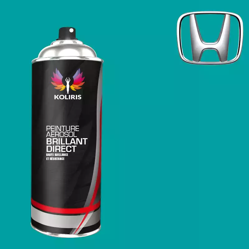 Bombe de peinture voiture 1K brillant Honda 400ml