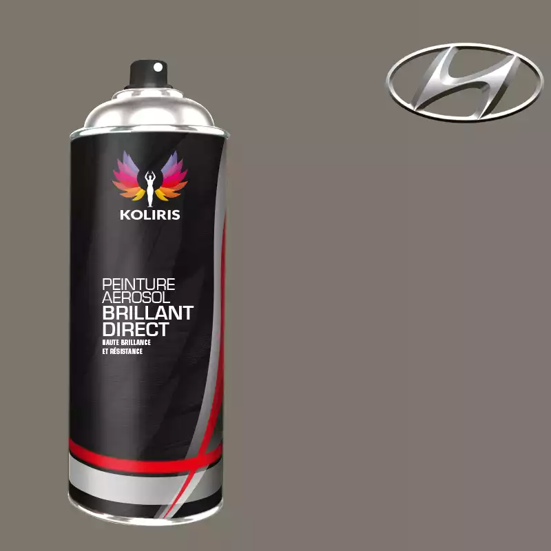 Bombe de peinture voiture 1K brillant Hyundai 400ml