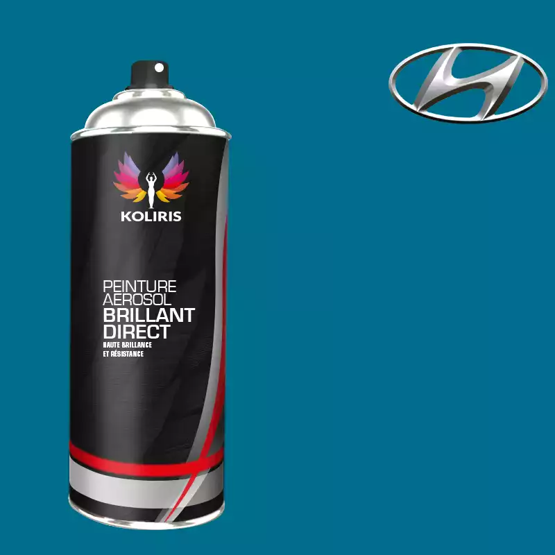 Bombe de peinture voiture 1K brillant Hyundai 400ml