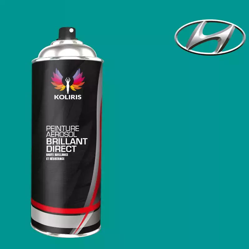 Bombe de peinture voiture 1K brillant Hyundai 400ml