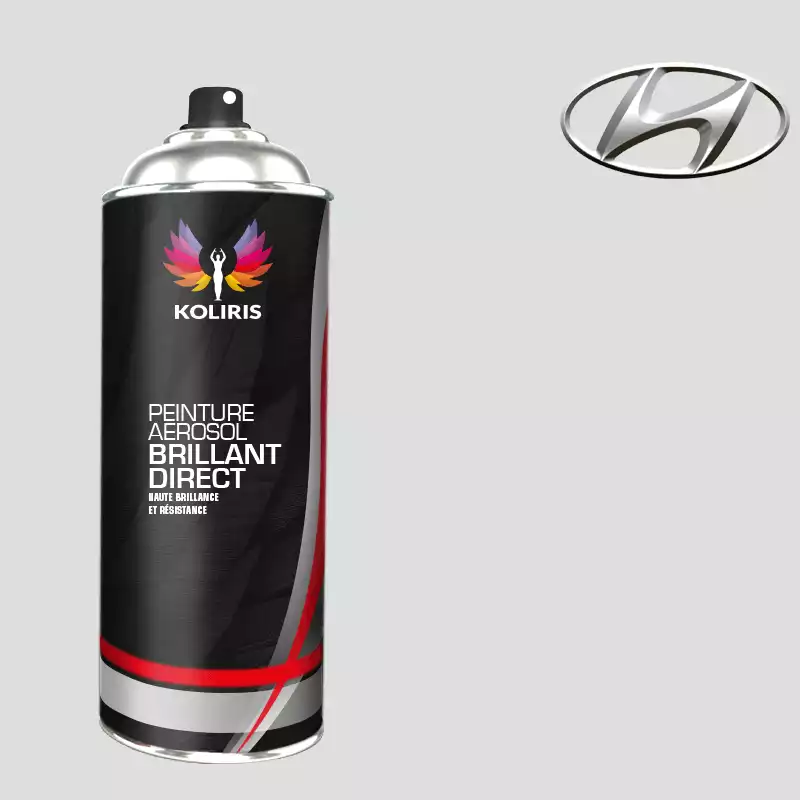 Bombe de peinture voiture 1K brillant Hyundai 400ml