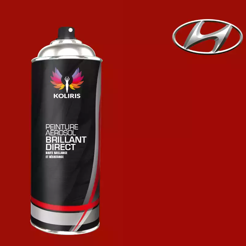 Bombe de peinture voiture 1K brillant Hyundai 400ml