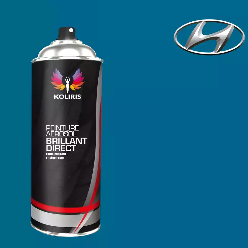 Bombe de peinture voiture 1K brillant Hyundai 400ml