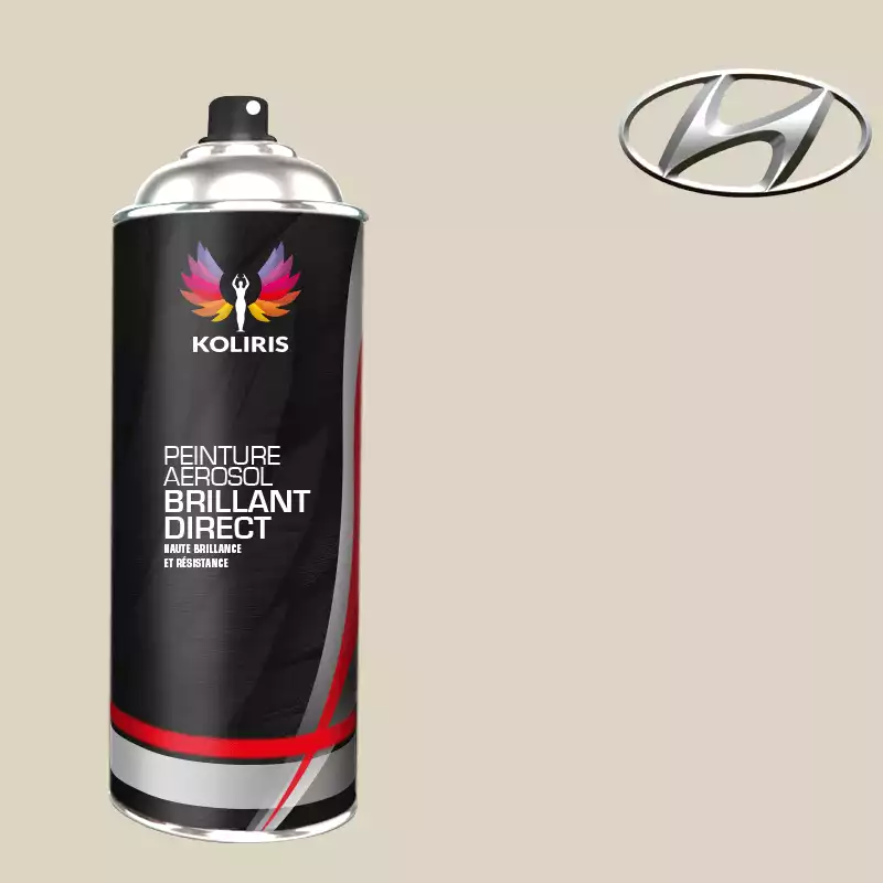 Bombe de peinture voiture 1K brillant Hyundai 400ml