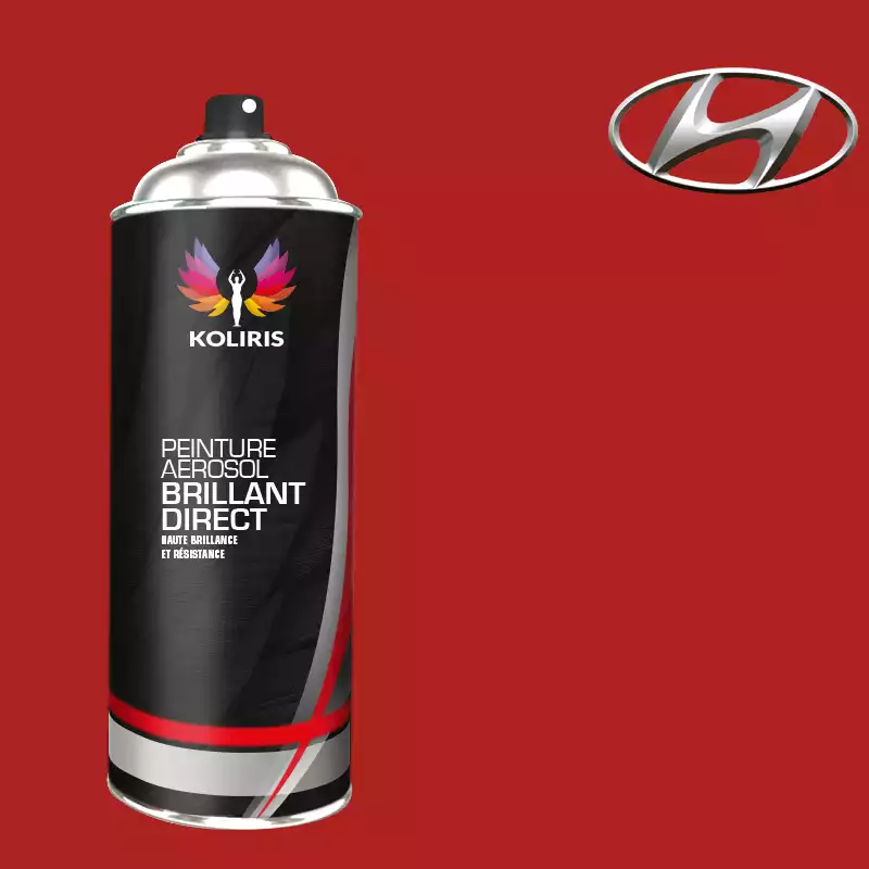 Bombe de peinture voiture 1K brillant Hyundai 400ml