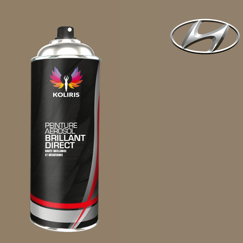 Bombe de peinture voiture 1K brillant Hyundai 400ml