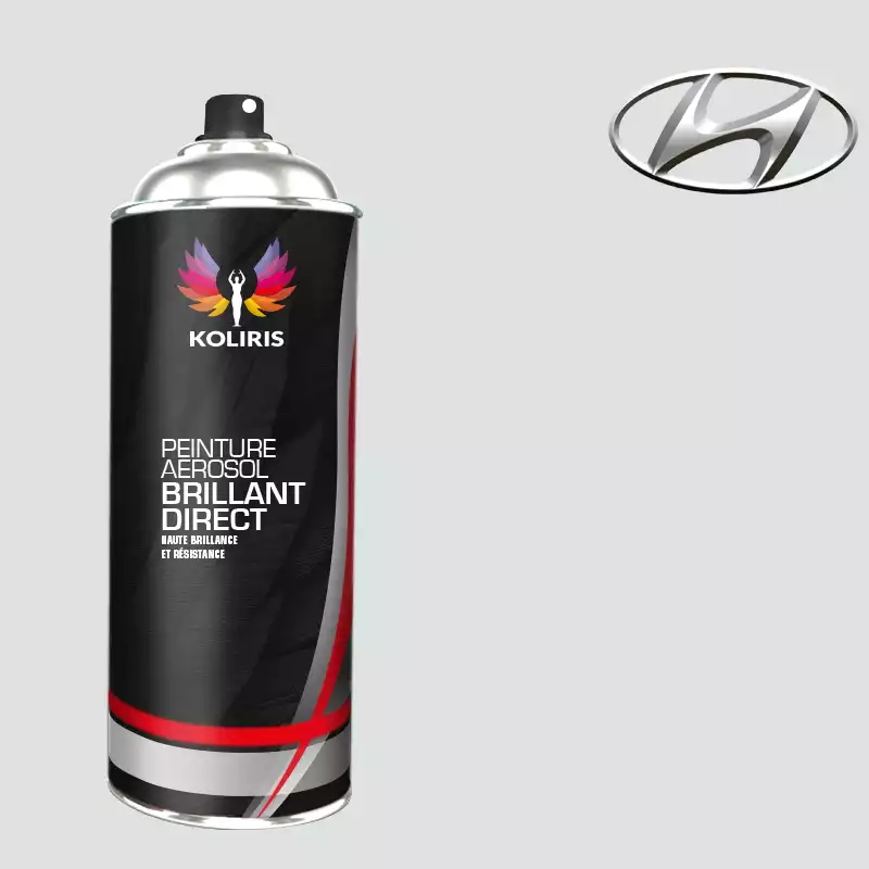 Bombe de peinture voiture 1K brillant Hyundai 400ml