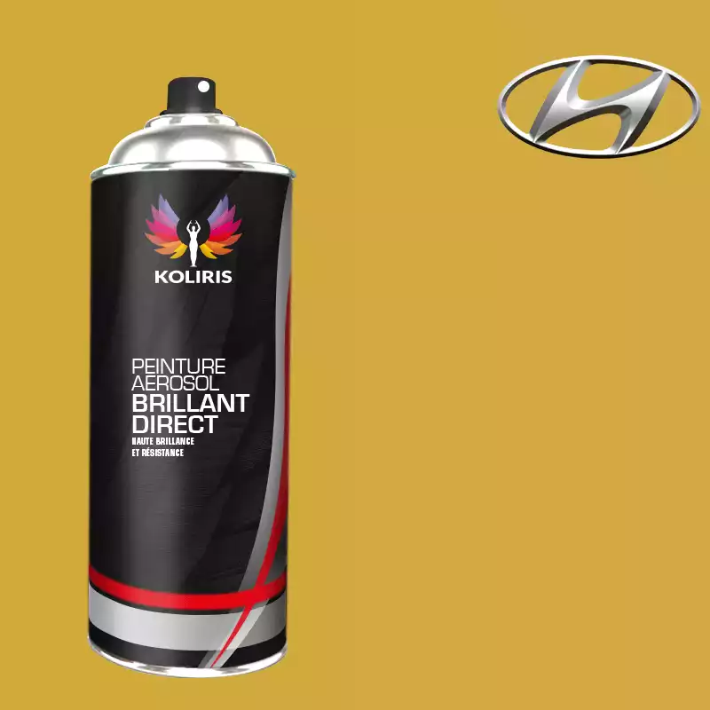 Bombe de peinture voiture 1K brillant Hyundai 400ml