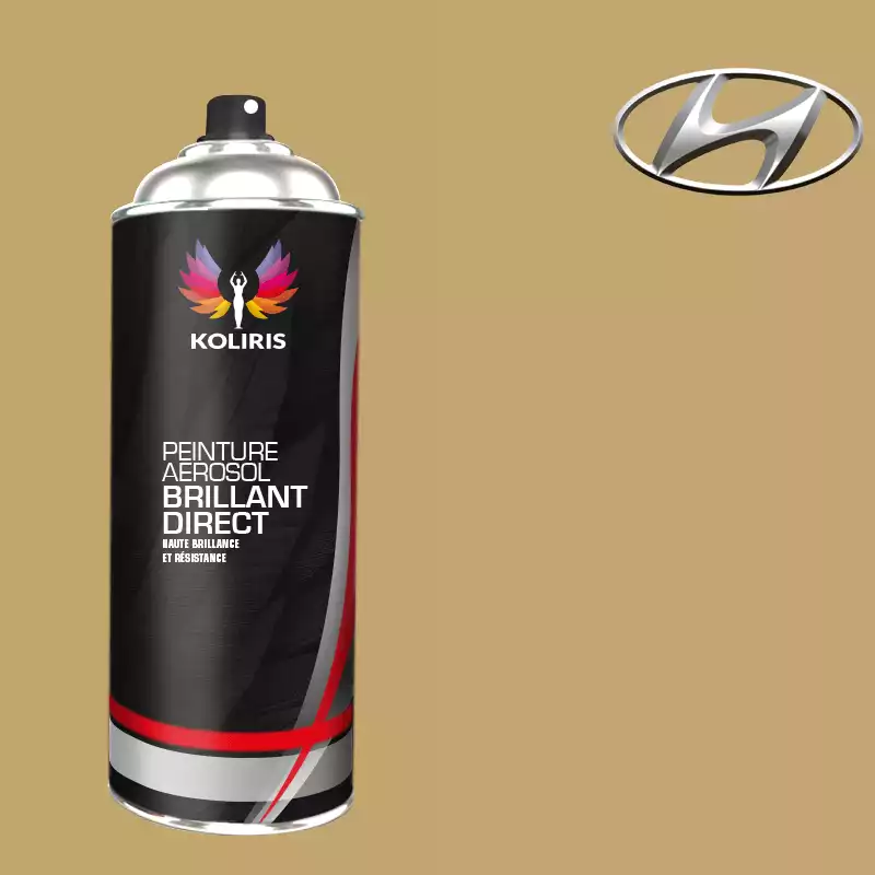 Bombe de peinture voiture 1K brillant Hyundai 400ml