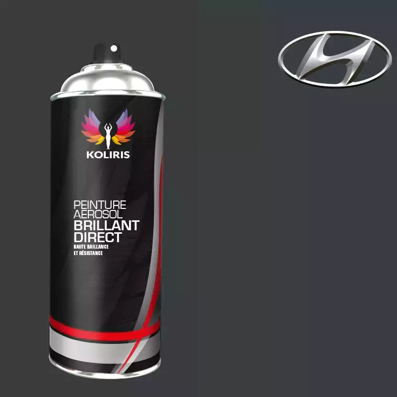 Bombe de peinture voiture 1K brillant Hyundai 400ml