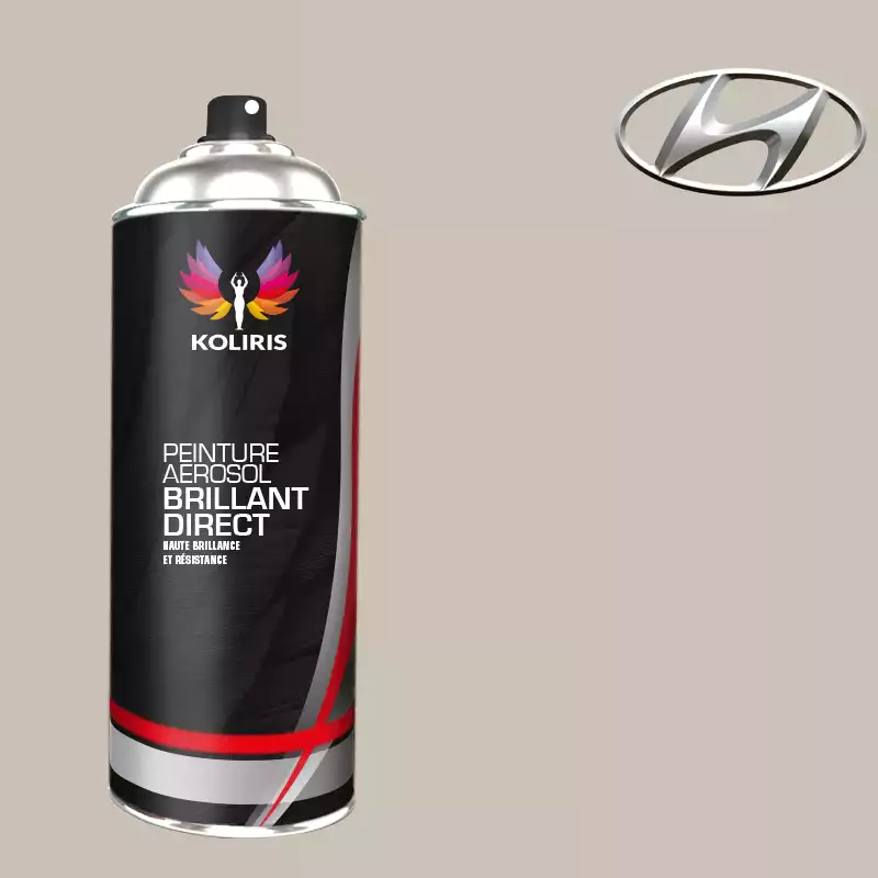 Bombe de peinture voiture 1K brillant Hyundai 400ml
