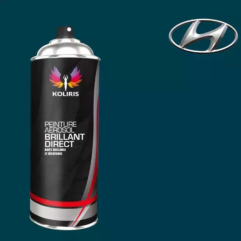 Bombe de peinture voiture 1K brillant Hyundai 400ml