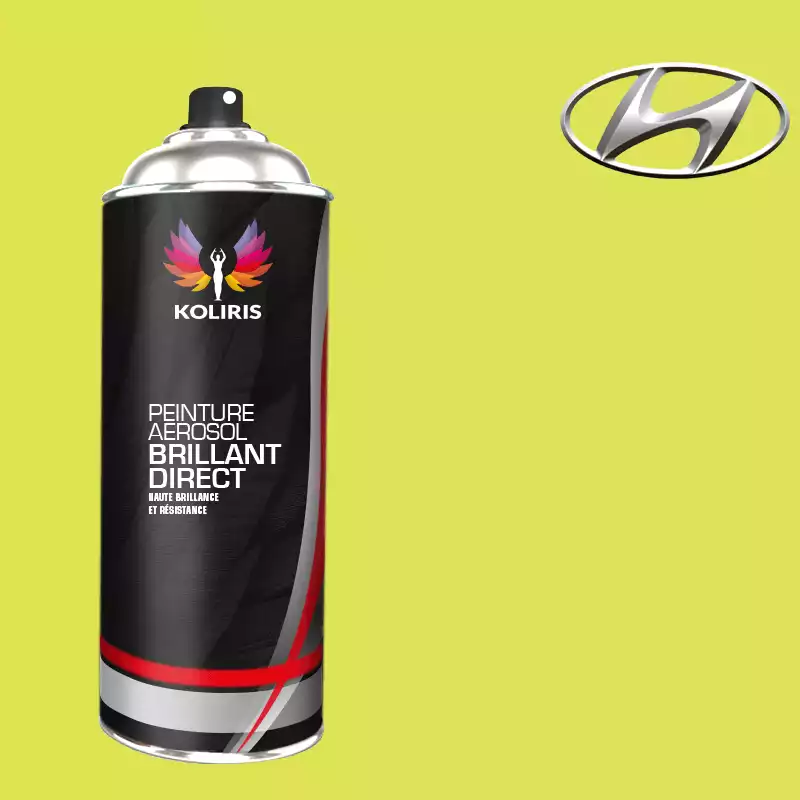 Bombe de peinture voiture 1K brillant Hyundai 400ml